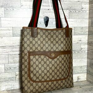 Gucci vintage monogram tote EUC
